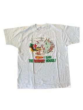 Vintage Single Stitch Wildside LA T Shirt Christmas Schmit House